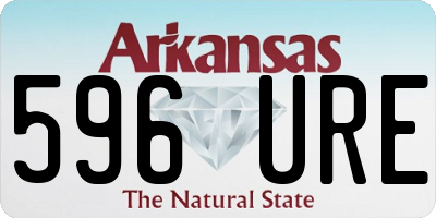 AR license plate 596URE