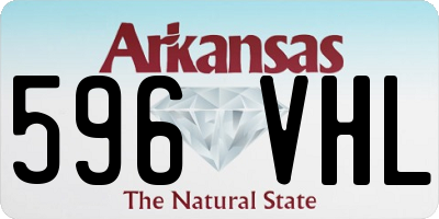 AR license plate 596VHL