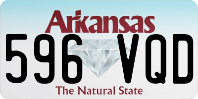 AR license plate 596VQD