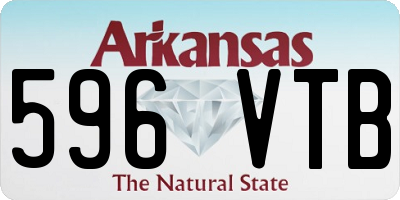 AR license plate 596VTB