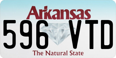 AR license plate 596VTD