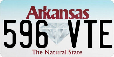 AR license plate 596VTE