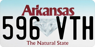 AR license plate 596VTH