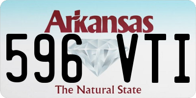 AR license plate 596VTI