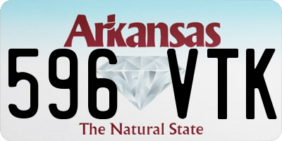 AR license plate 596VTK