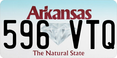 AR license plate 596VTQ