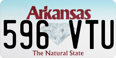 AR license plate 596VTU