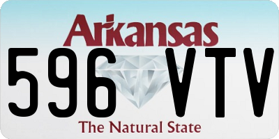 AR license plate 596VTV