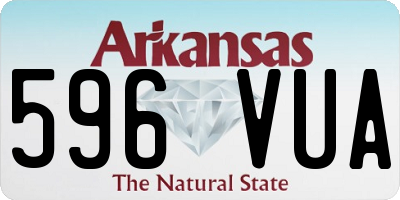 AR license plate 596VUA