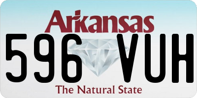 AR license plate 596VUH
