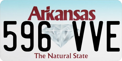AR license plate 596VVE