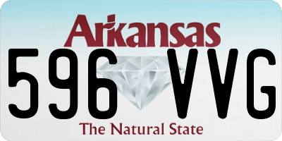 AR license plate 596VVG