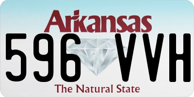AR license plate 596VVH