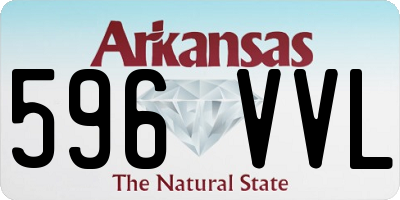 AR license plate 596VVL