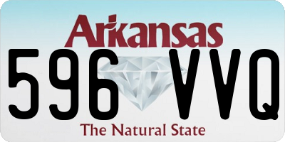 AR license plate 596VVQ