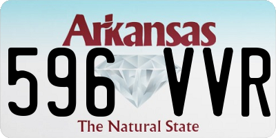 AR license plate 596VVR