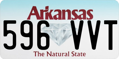AR license plate 596VVT