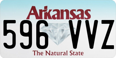 AR license plate 596VVZ
