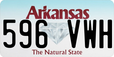 AR license plate 596VWH