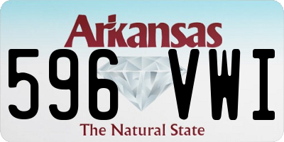 AR license plate 596VWI