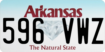 AR license plate 596VWZ