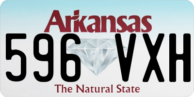 AR license plate 596VXH