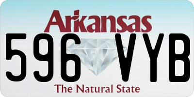 AR license plate 596VYB