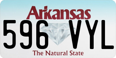 AR license plate 596VYL