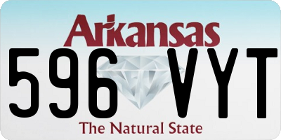 AR license plate 596VYT