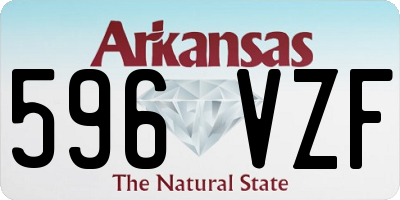 AR license plate 596VZF