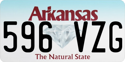 AR license plate 596VZG
