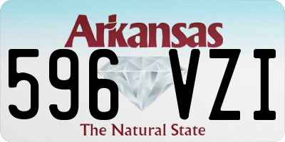 AR license plate 596VZI