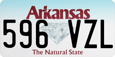 AR license plate 596VZL