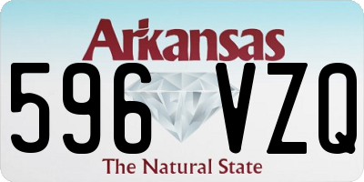 AR license plate 596VZQ
