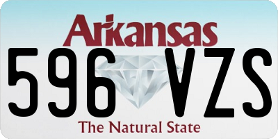 AR license plate 596VZS