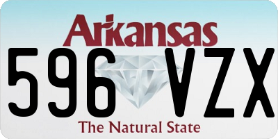 AR license plate 596VZX