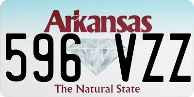 AR license plate 596VZZ