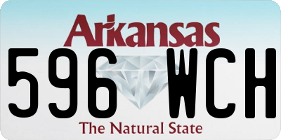 AR license plate 596WCH