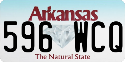 AR license plate 596WCQ