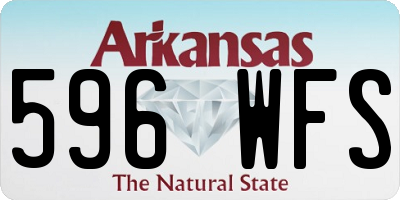AR license plate 596WFS