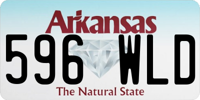 AR license plate 596WLD