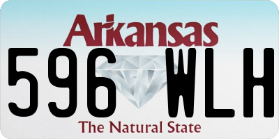 AR license plate 596WLH