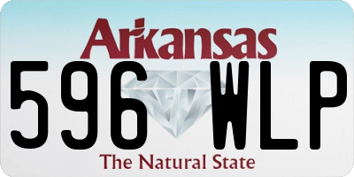 AR license plate 596WLP