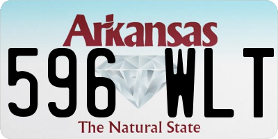 AR license plate 596WLT