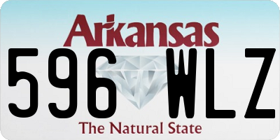 AR license plate 596WLZ