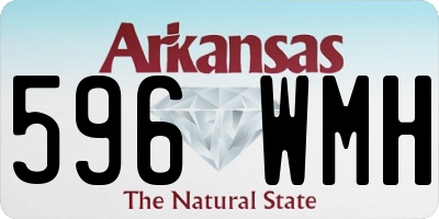 AR license plate 596WMH