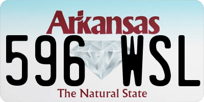AR license plate 596WSL