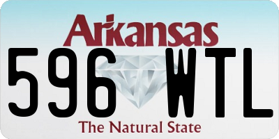 AR license plate 596WTL