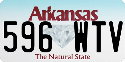 AR license plate 596WTV