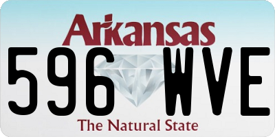 AR license plate 596WVE